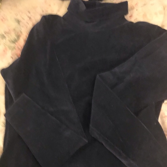 Woolrich velvet corduroy navy turtleneck Medium❤️ - Picture 2 of 8